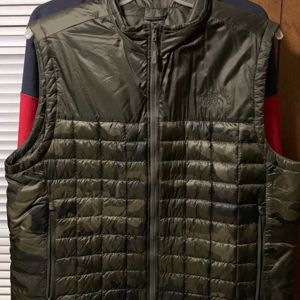The north face ...camo vest